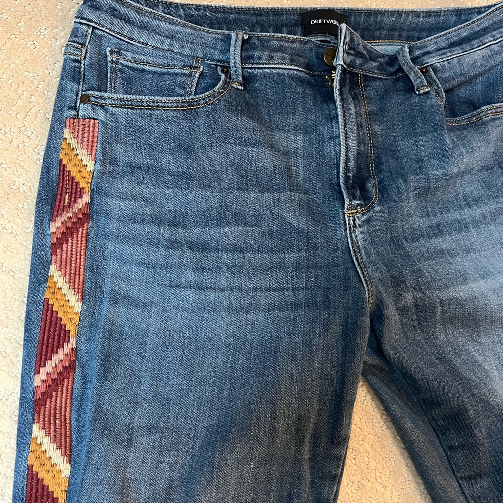 Driftwood jeans from Garnet Hill barely worn